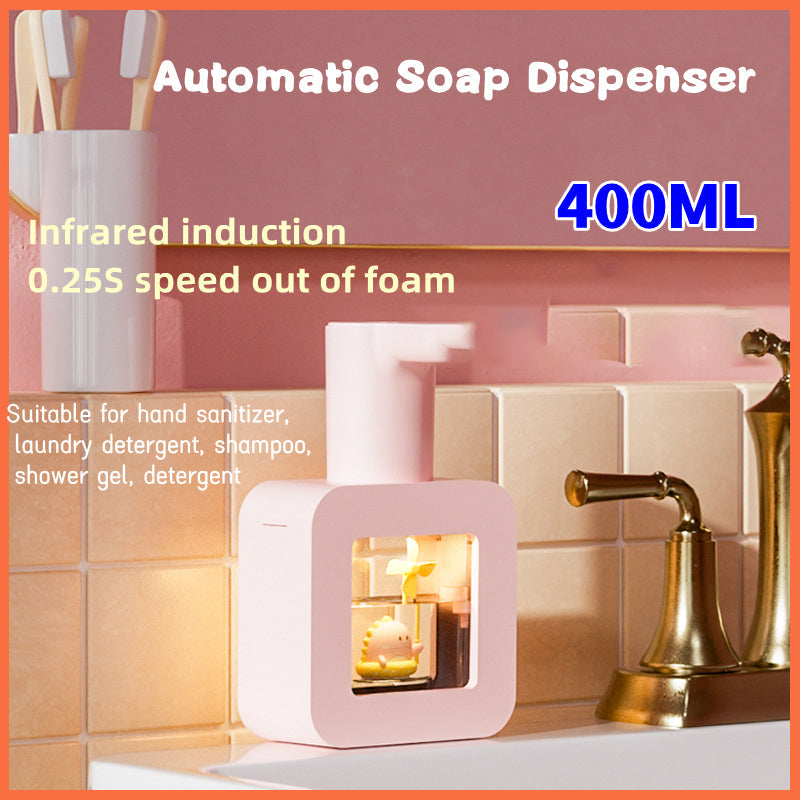 BowLift | Cute Pet Transparent Automatic Soap Dispenser