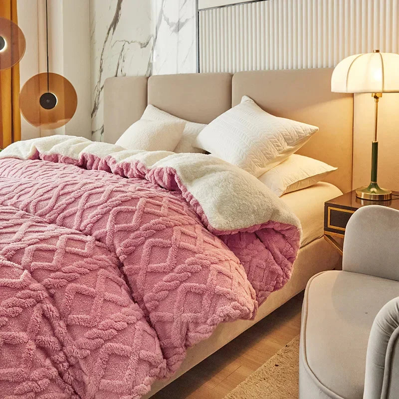 BowLift | Double-sided Cashmere-Look Duvet Cover - VelvetWarm