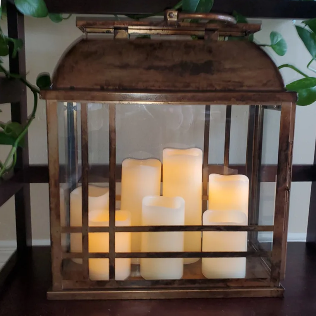 Flameless Melted Candles Bowlift