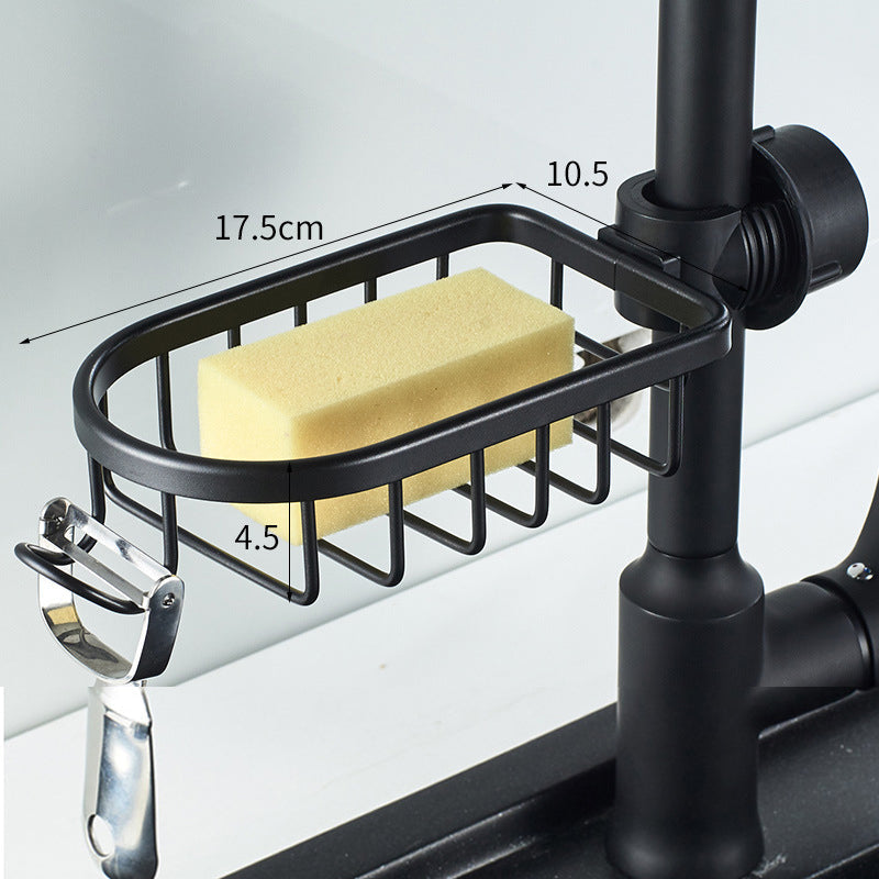 Shower holder for Shampoo & Soap – Stainless Steel – Silver or Black – No Drilling | Bowlift