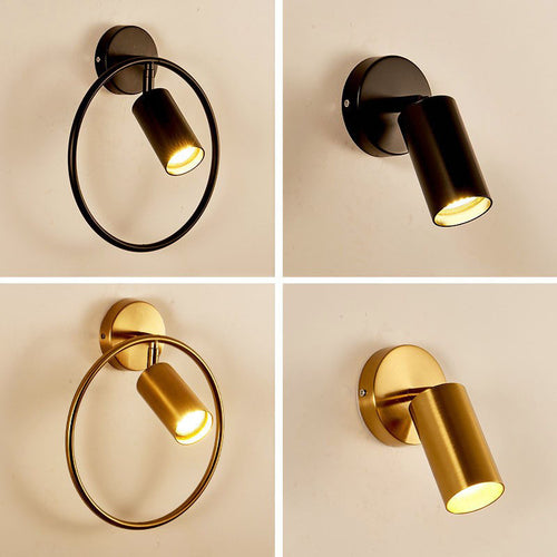 Round Iron Wall Lamp