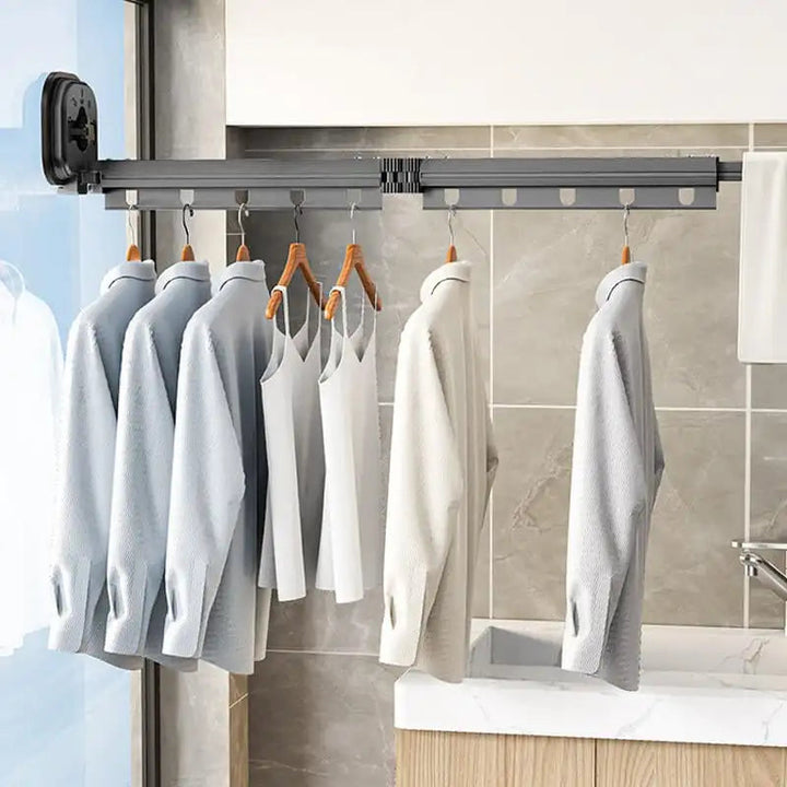 Retractable clothesline with suction cup Bowlift