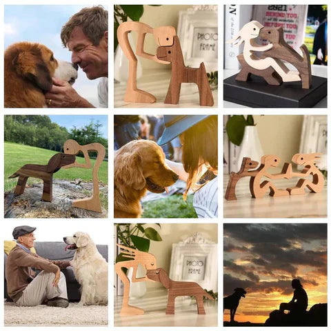 BowLift | Handcrafted Dog Figurine - HeartBond