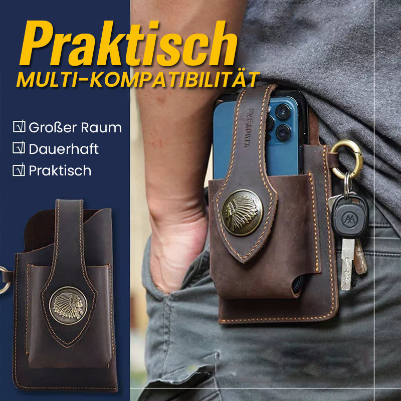 BowLift | Multifunctional leather phone case