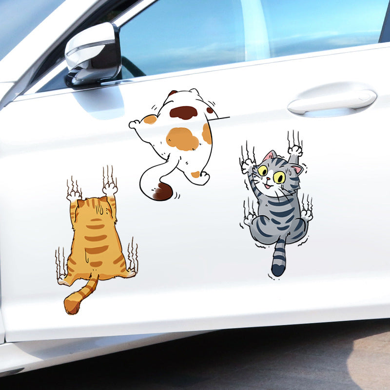 BowLift | Cute Cat Cartoon Car Sticker