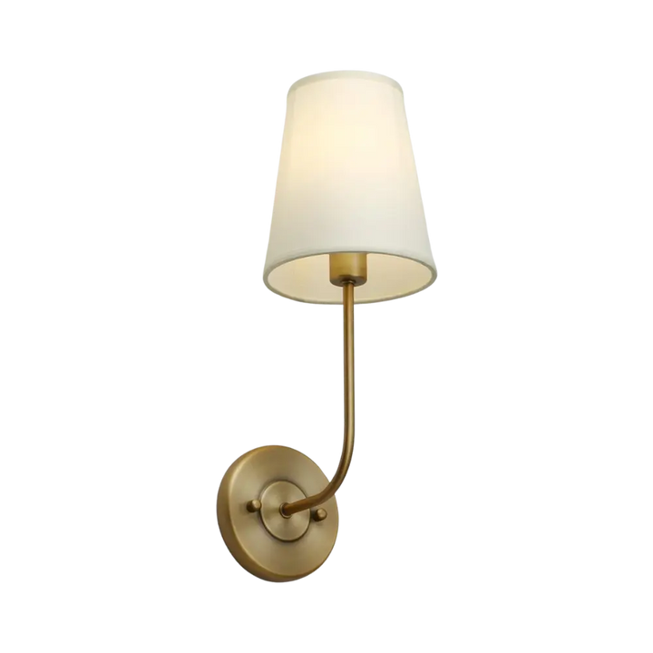 BowLift | LoomGlow – Modern Wall Lamp Featuring Woven Metal and Soft Fabric