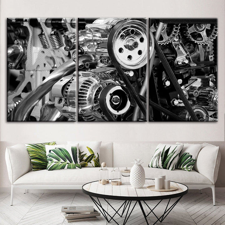 Mechanic Views - Canvas Wall Art Painting | Bowlift