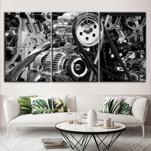 Mechanic Views - Canvas Wall Art Painting | Bowlift