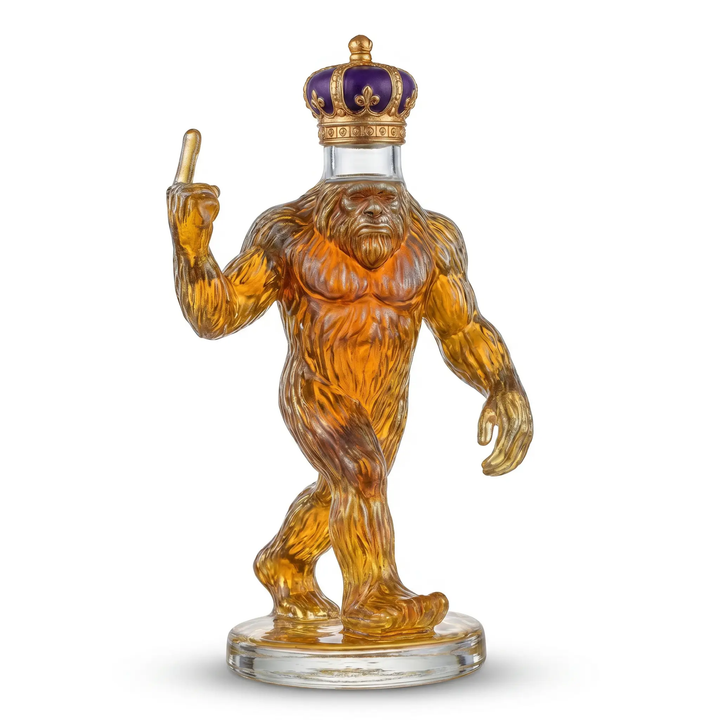 BowLift | Whiskey Decanter Funny Bigfoot Glass Bottle