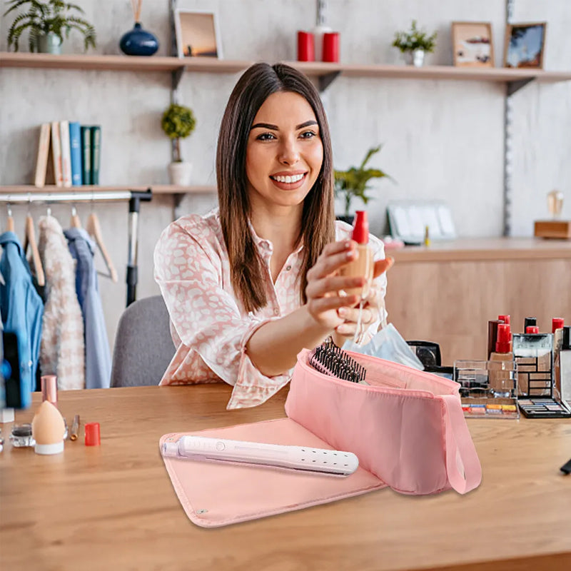 BowLift | Hair tools travel bag and heat-resistant mat