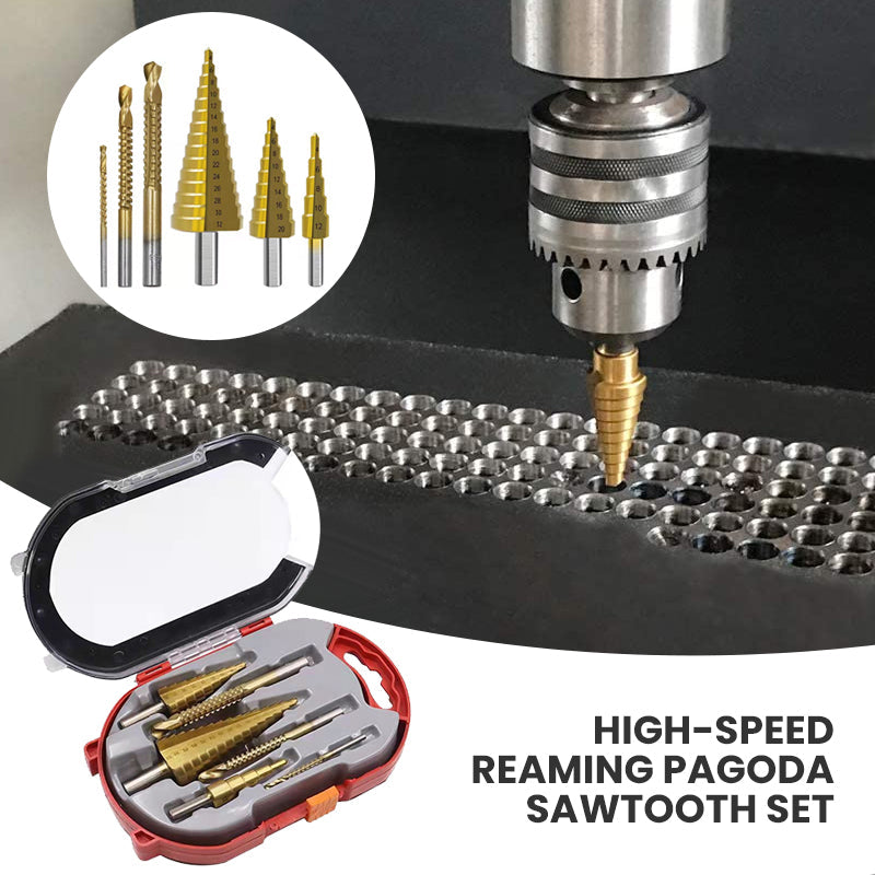 BowLift | High-speed Reaming Pagoda Sawtooth Set（6pcs）