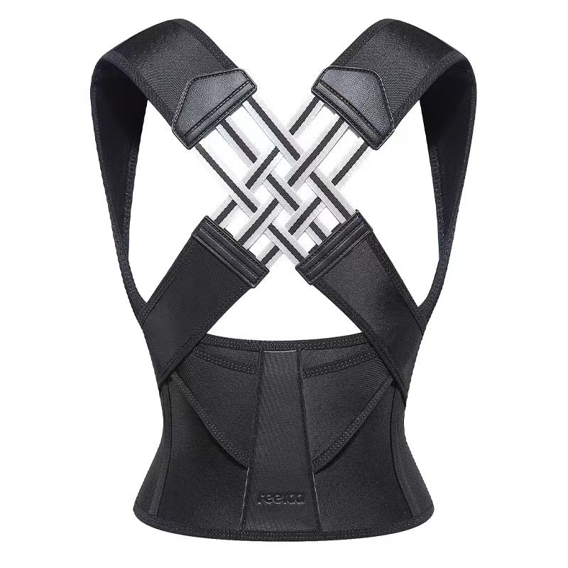 HealthPost 3-in-1 Back Posture Corrector | Adjustable Back Support for Office, Sports & Daily Life | Upper & Lower Back | Bowlift