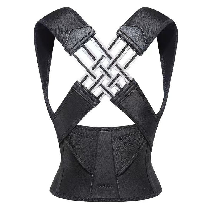 HealthPost 3-in-1 Back Posture Corrector | Adjustable Back Support for Office, Sports & Daily Life | Upper & Lower Back | Bowlift