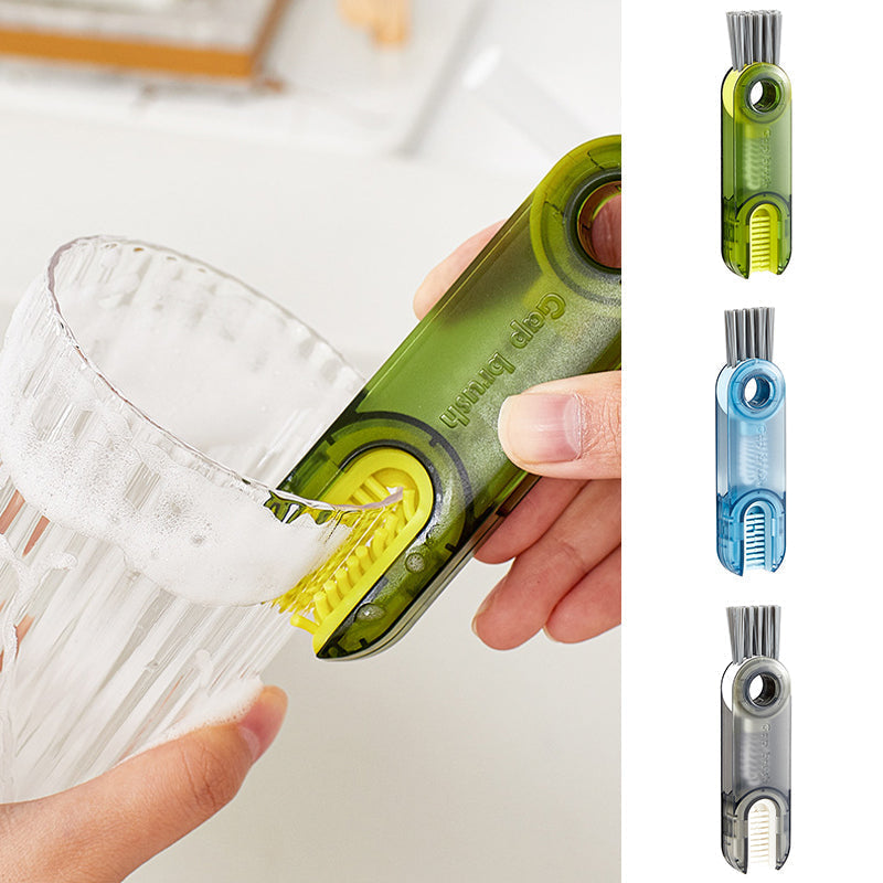 3 in 1 Cleaning Brush Multifunctional Bottle Gap Cleaner Brush | Bowlift