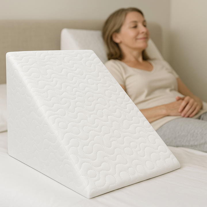 BowLift | Large Triangle Wedge Pillow | Adjustable Foam for Acid Reflux, Back Pain & Post-Surgery Recovery