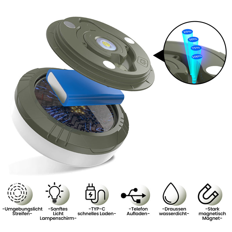BowLift | Waterproof portable collapsible fairy lights for outdoor use