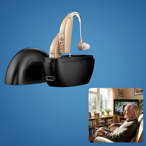 Boosts Hearing Clarity – Rechargeable & Lightweight – Reduces Background Noise – Ideal for Seniors Bowlift