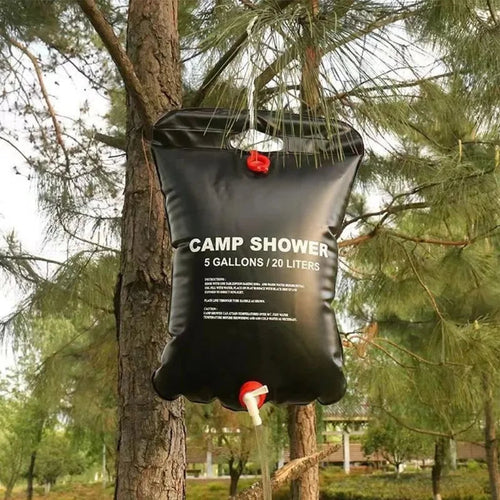Portable Solar Heated Camping Shower Bag | Bowlift