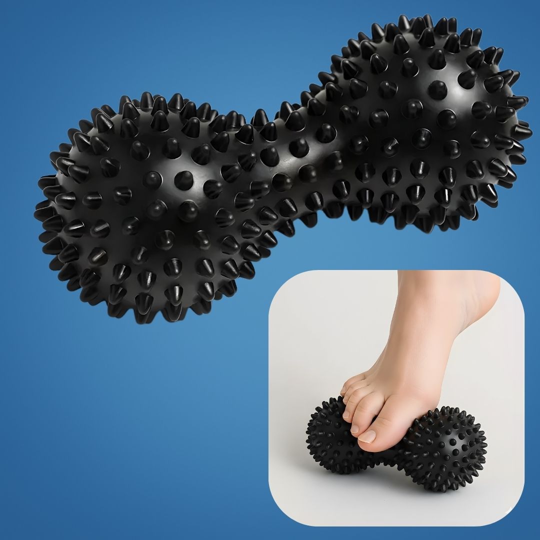 Deep Tissue Muscle Relief – Firm Spiky Dual-Ball Design – Faster Recovery for Active Lifestyle Bowlift