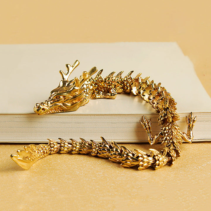 BowLift | Gold Dragon with movable joints