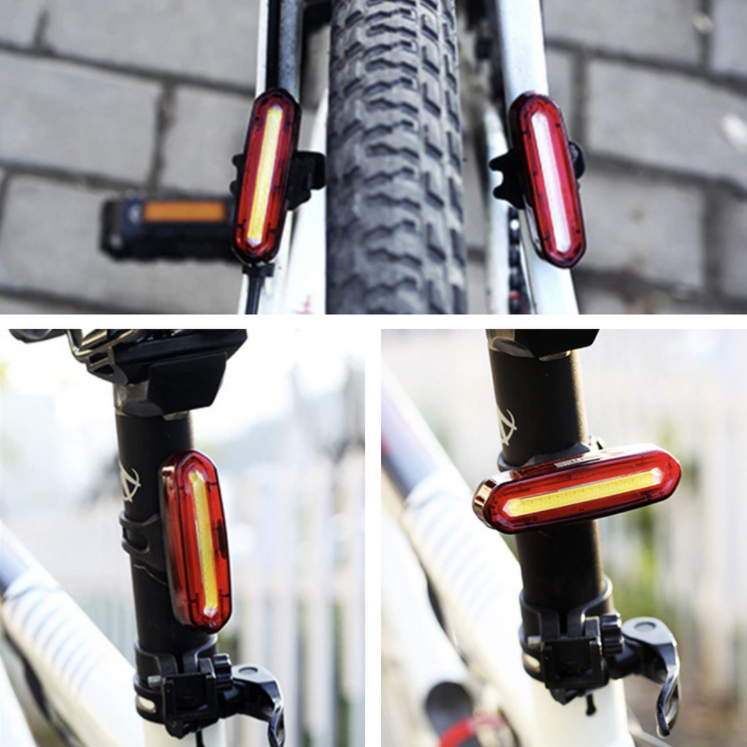Powerful Rechargeable LED Bicycle Rear Light Bowlift