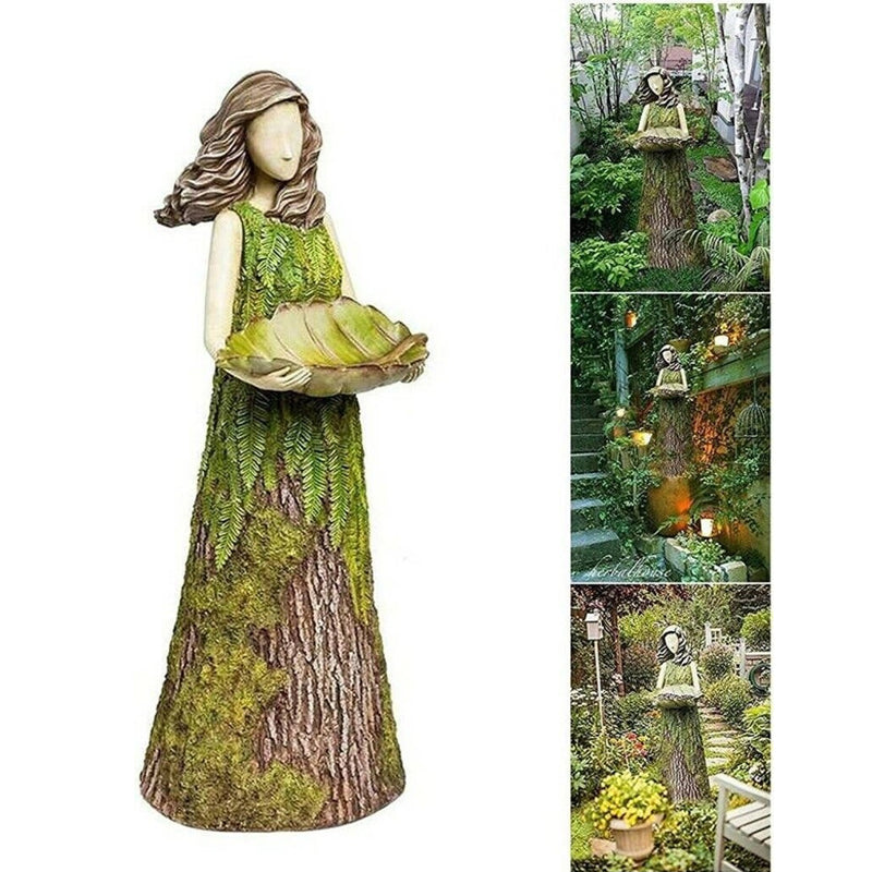 Forest Girl Bird Feeder | Bowlift