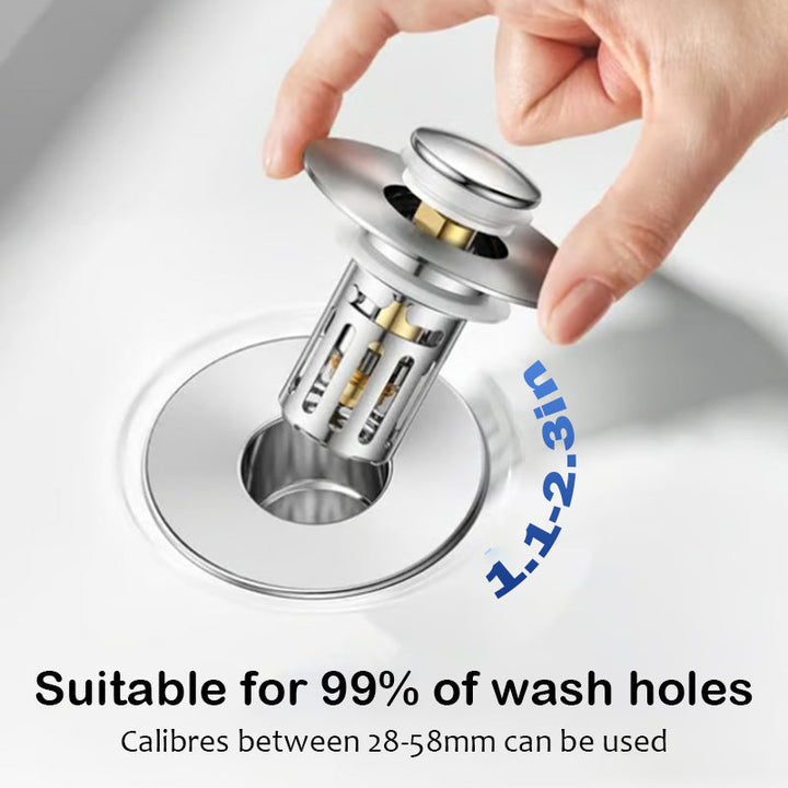 BowLift | 2-in-1 Bathroom Pop-Up Sink Stopper