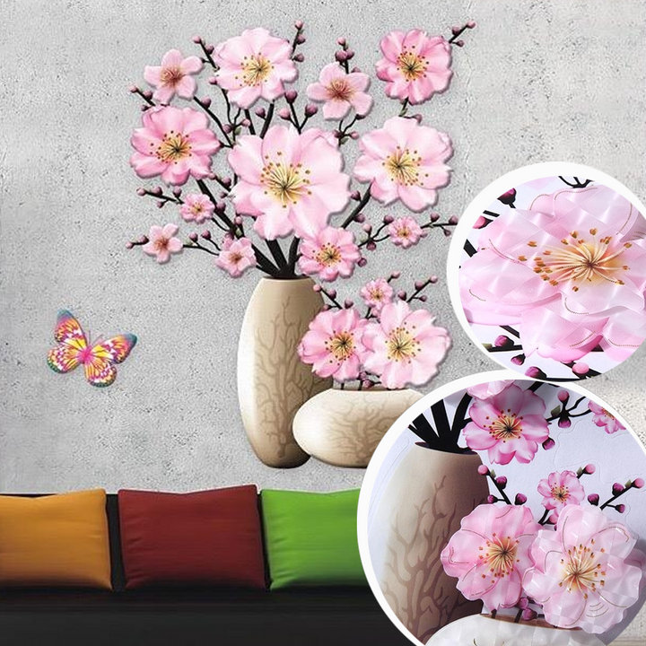 DIY Plant Vase 3D Stereo Stickers Self-Adhesive | Bowlift