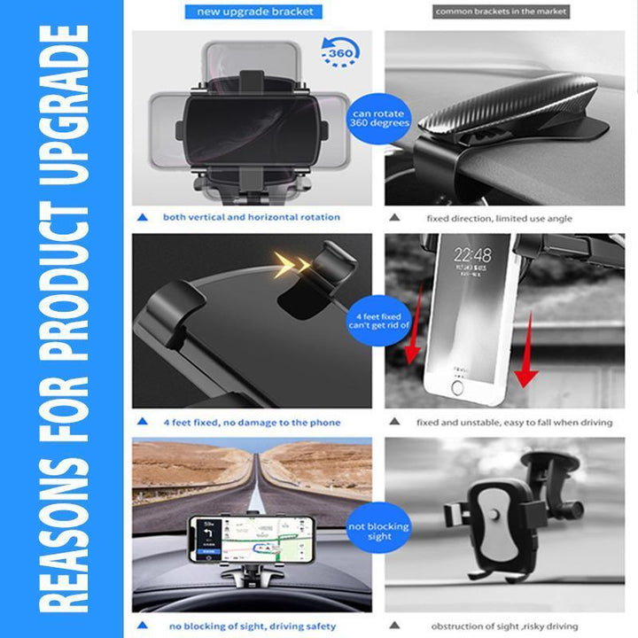BowLift | Dashboard Phone Holder with Number Plate