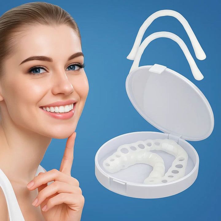 SmileEase | Clip-On Veneers – Instant Smile Enhancement – Ultra-Thin Design – Ideal for Adults Seeking Affordable Dental Solutions Bowlift
