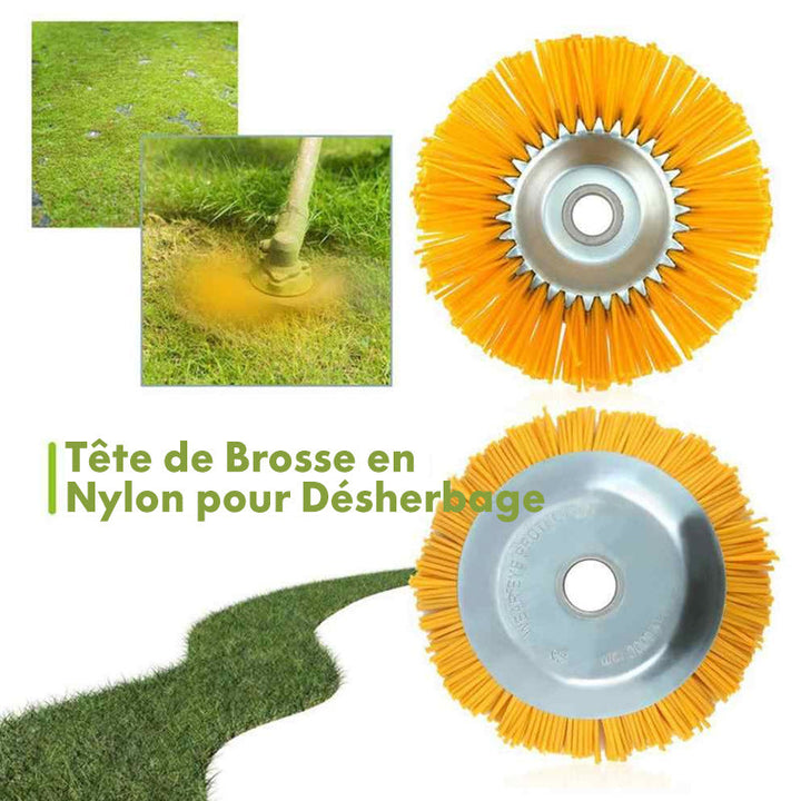 Nylon weed brush for lawn mower | Bowlift