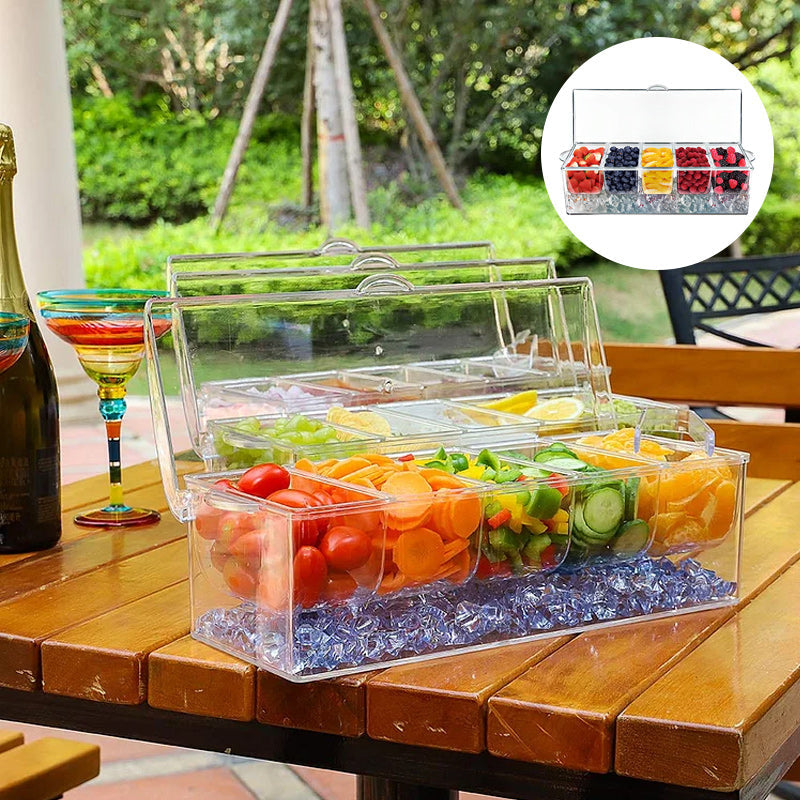 Ice Chilled Condiment Tray Set | Bowlift
