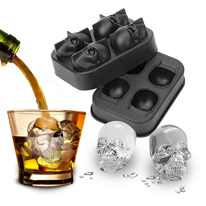 BowLift | 3D Creative Skull Ice Tray Mold