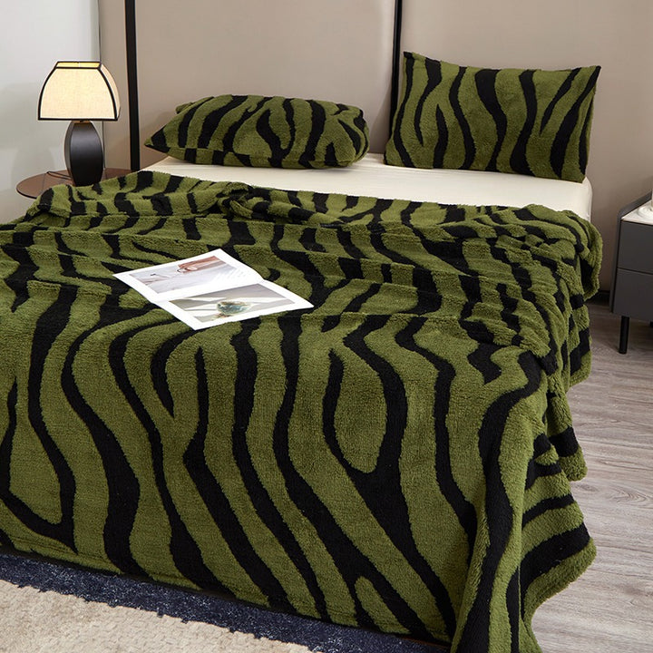 Banana leaf fleece blanket, Polyester