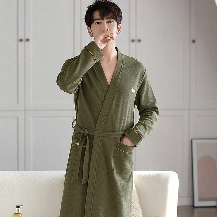 Coral fleece bathrobe for ladies