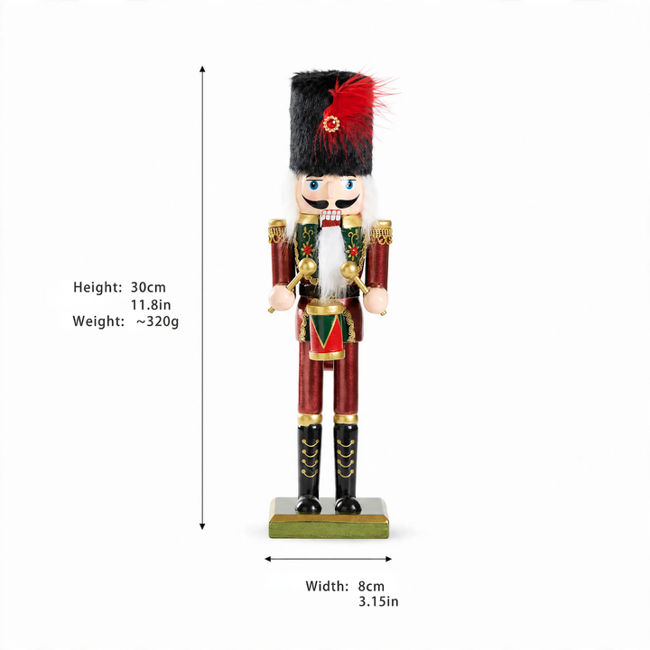 Decorative nutcracker soldier, 30 cm or 38 cm