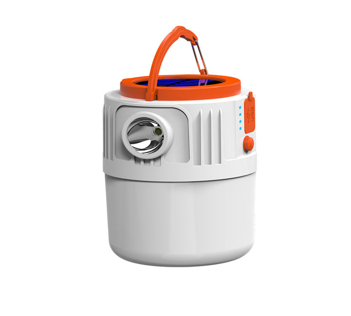 LED camping lamp with battery and emergency light function