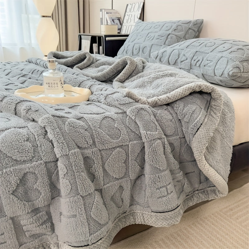 CozyCoral – Luxury Fleece Blanket for All Seasons Bowlift