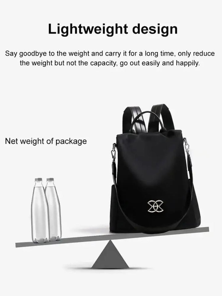 BowLift | Large Volume Theft-Proof Backpack — Secure Travel Backpack with Hidden Zipper