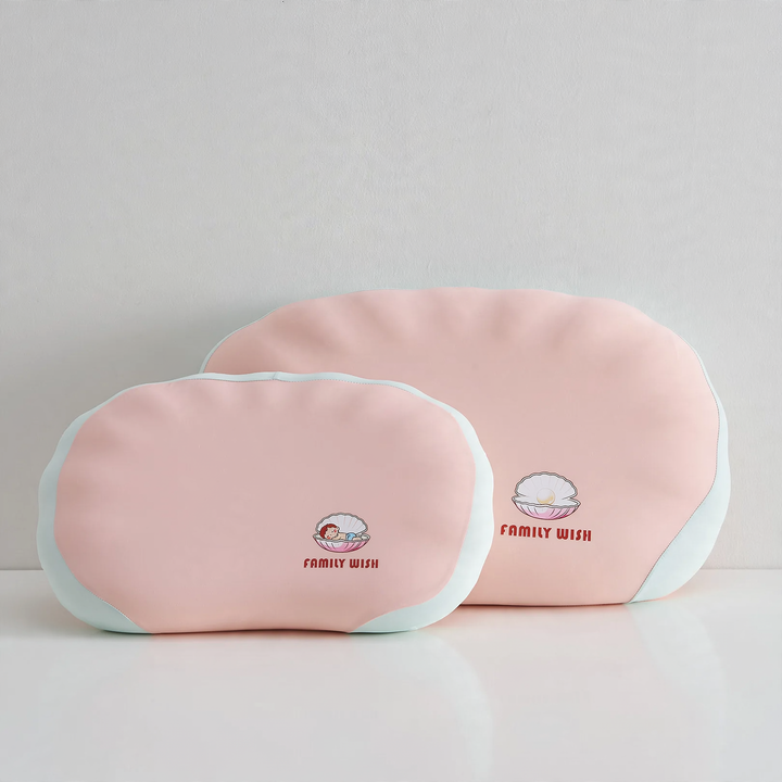 Memory foam pillows with ergonomic shape