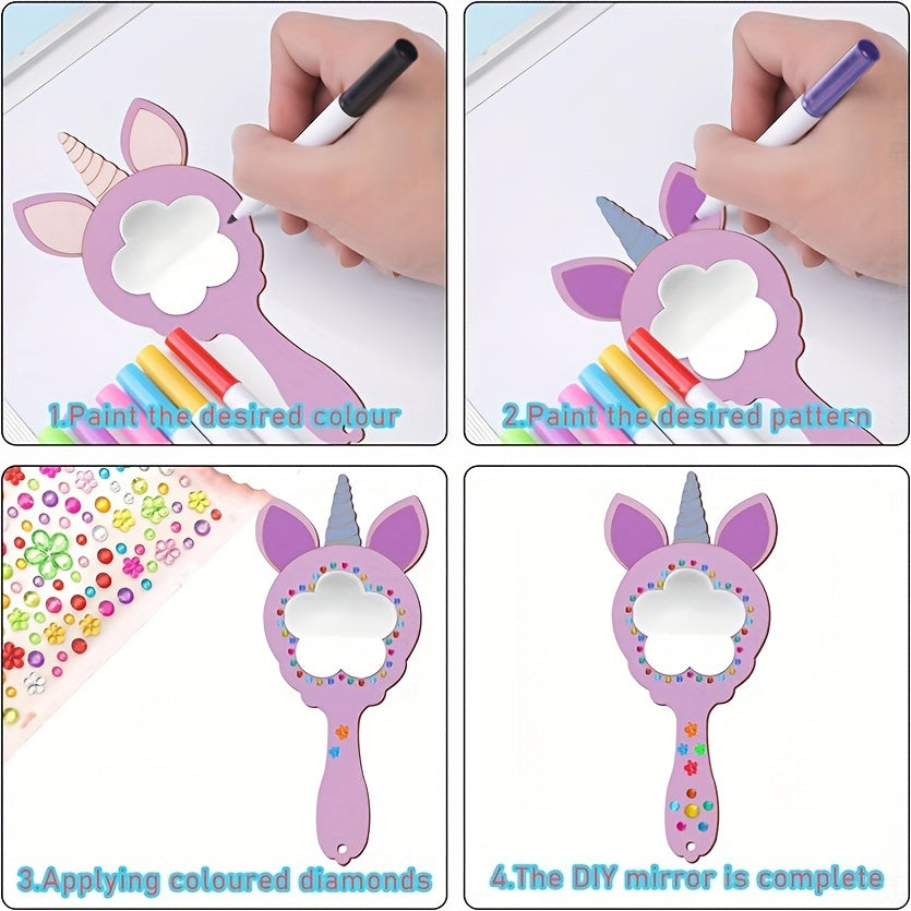 UnicornMagic – Wooden Mirrors for Creative Decoration Bowlift