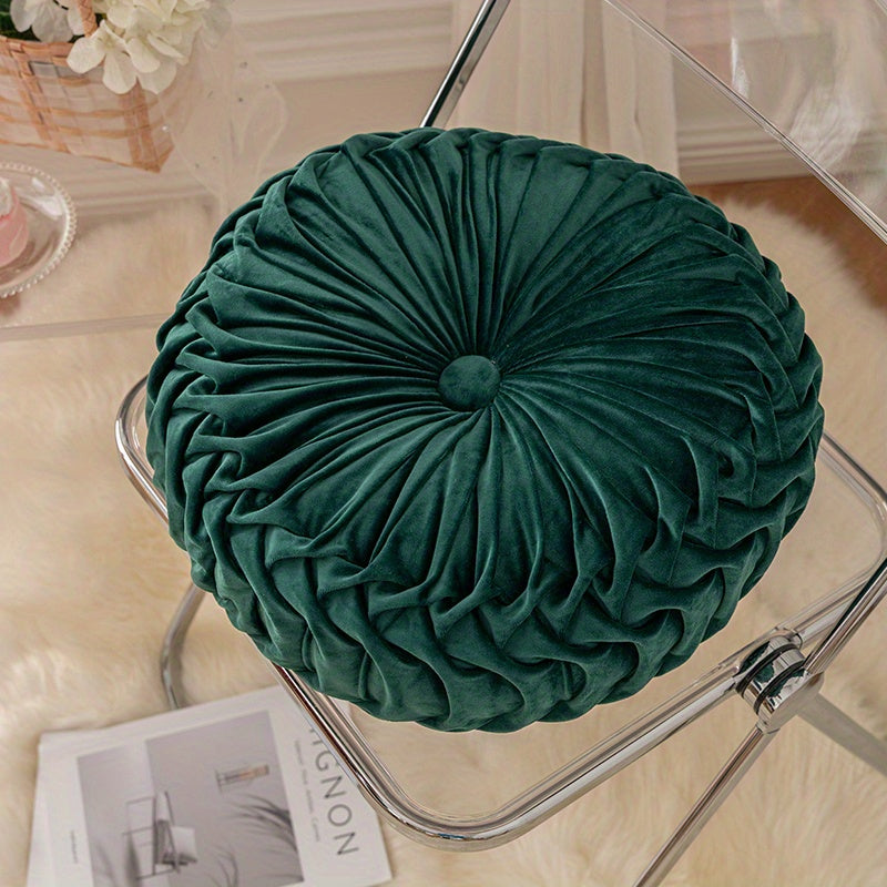 BowLift | VelvetGlow - Soft Round Cushion for Cozy Spaces