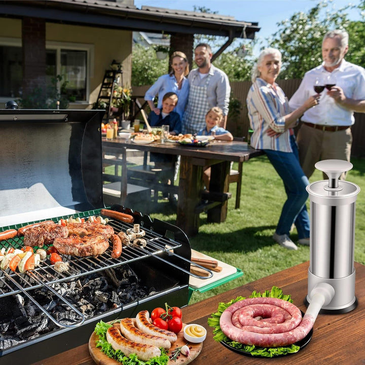BowLift | Sausage filler with 4 different size filling tubes