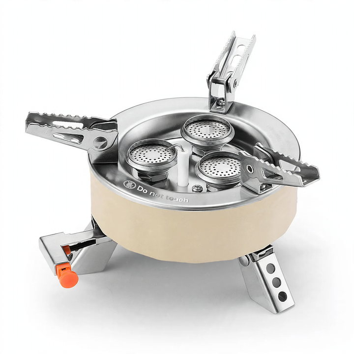 Portable gas stove with infrared burner