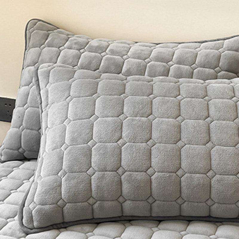 BowLift | Modern Soft Throw Blanket with Square Texture – Stylish Fluffy Bed & Sofa Cover