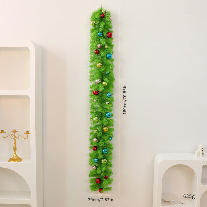Christmas tree or garland, apple green, 30-60 cm