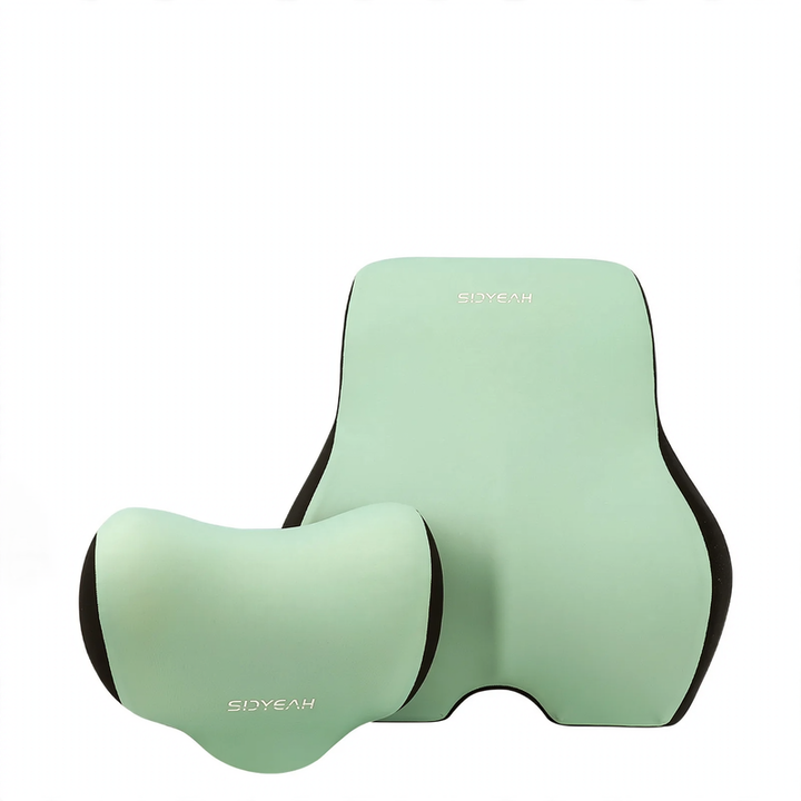 Car cushion and lumbar support with massage function