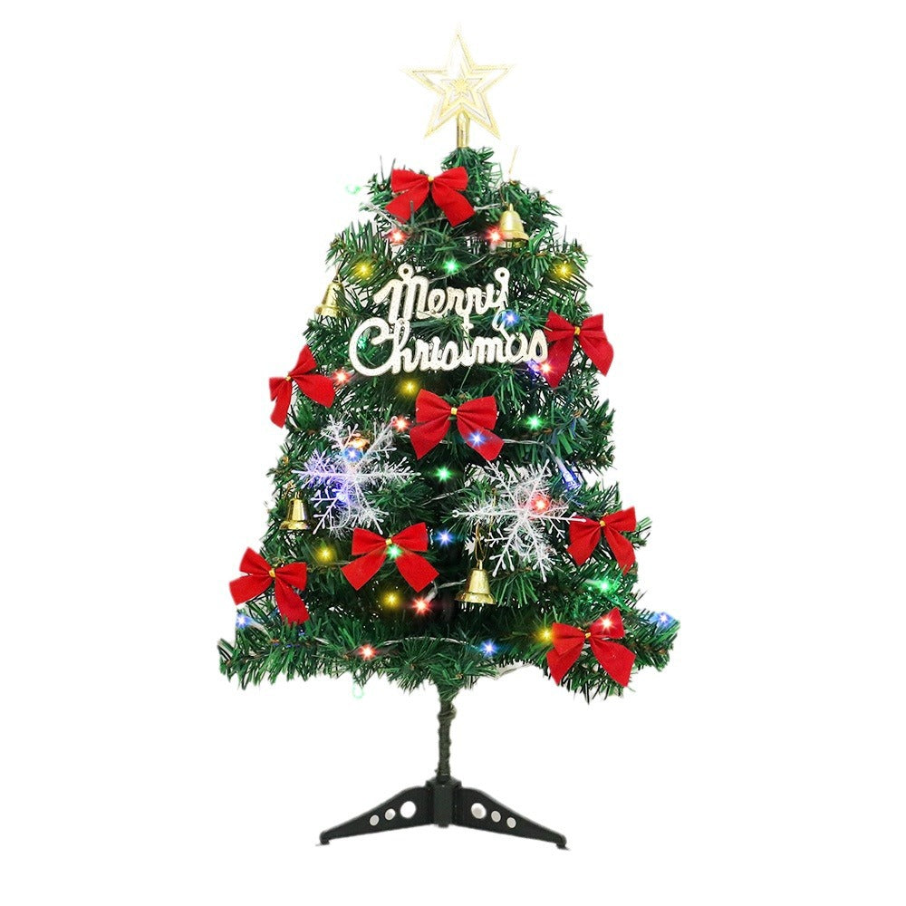 Mini Christmas tree, 60 cm, PVC, illuminated
