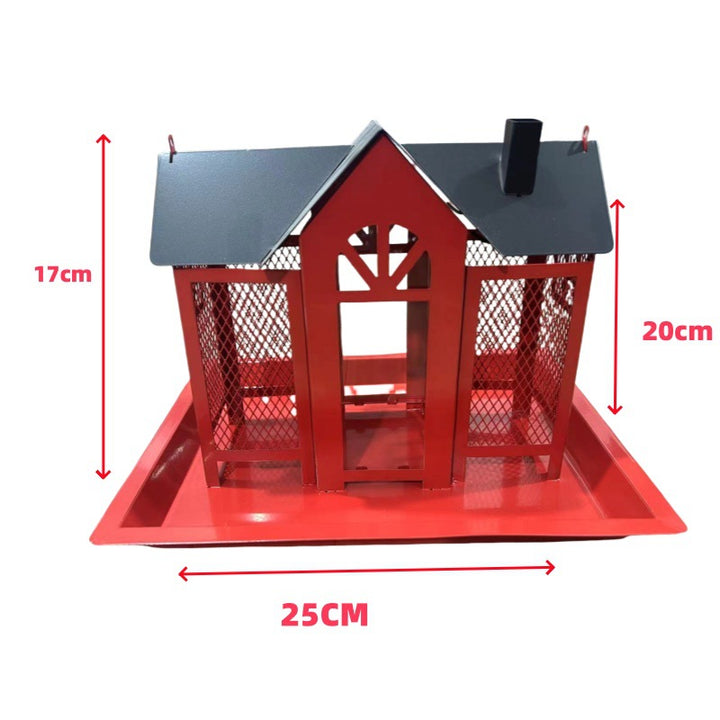 Hanging Metal Bird Bath and Feeder Station