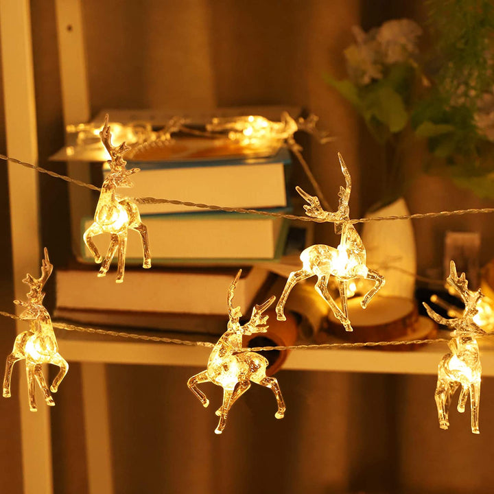 Glowing Reindeer - 1.5M LED Christmas Lights for Reindeer Bowlift